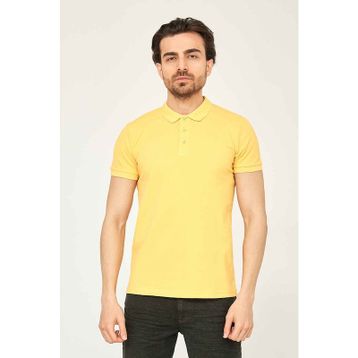 Cazador 4613 Hardal Polo Erkek T-Shirt