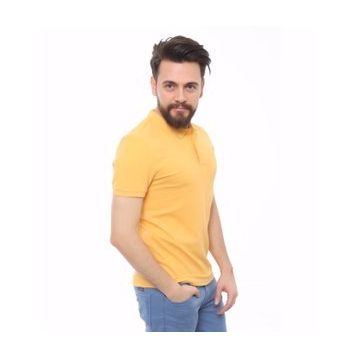 Cazador 4613 Hardal Polo Erkek T-Shirt