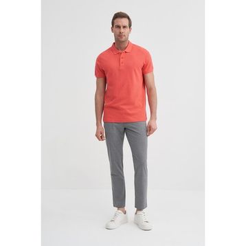 Cazador 46130 Polo Pıke Tshırt Erkek Polo Yaka Nar Çiçeği Tişört