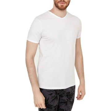Cazador 4619 Beyaz Stn. V Yaka Erkek T-Shirt