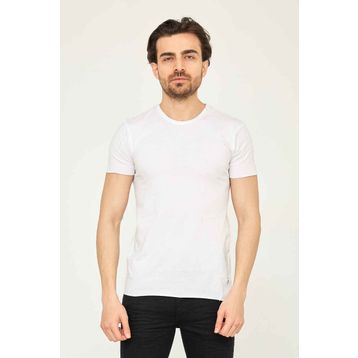 Cazador Caz 4618 STN Beyaz Erkek T-shirt