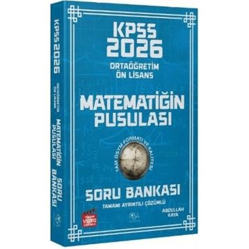 CBA Yayınları 2026 KPSS Lise Ortaöğretim Ön Lisans Matematik Matematiğin Pusulası Çözümlü Soru Bankası