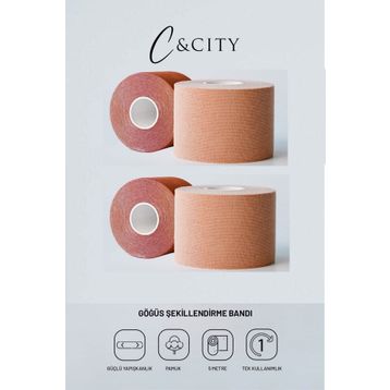 C&City 2’li Ten Göğüs Dikleştirici ve Şekillendirici Bant