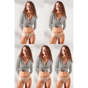 C&City 523 Ten 5'li Bikini Kadın Külot