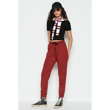 C&City 802 Basic Jogger Taş Kadın Eşofman Altı