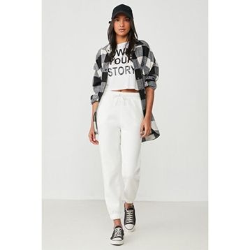 C&City 802 Basic Jogger Yeşil Kadın Eşofman Altı