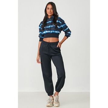 C&City 806 Jogger Lastikli Spor Yeşil Kadın Eşofman Altı