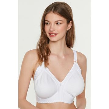 C&City C11750 Beyaz 105B Desteksiz Minimizer Sütyen
