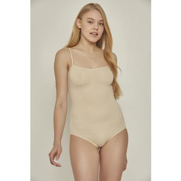 C&City C11923 Ten İp Askılı Dikişsiz Çıtçıtlı Body