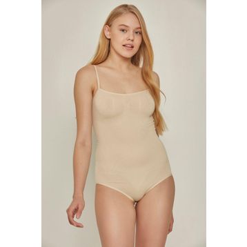 C&City C11923 Ten İp Askılı Dikişsiz Çıtçıtlı Body