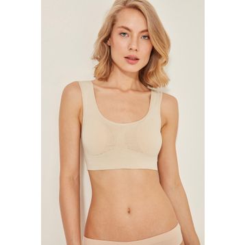 C&City C14021 Ten S Dikişsiz Pedli Toparlayıcı Sütyen
