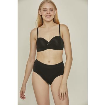 C&City C17025 Siyah Dikişsiz Düşük Bel İnce Slip Korse