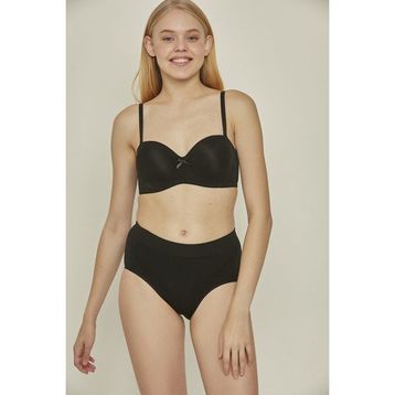 C&City C17025 Siyah Dikişsiz Düşük Bel İnce Slip Korse