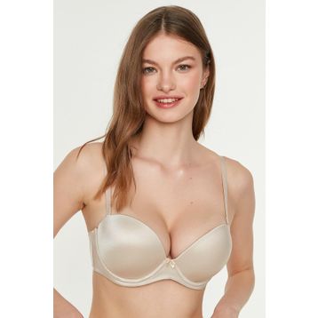 C&City C17040 Ten Dekolte Double Push-Up Straplez Sütyen