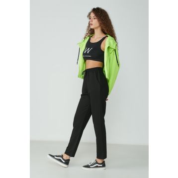 C&City Düz Paça 733 Siyah Kadın Eşofman Altı