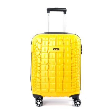 Ççs 05201 Sarı Siyah Orta Boy Abs Valiz