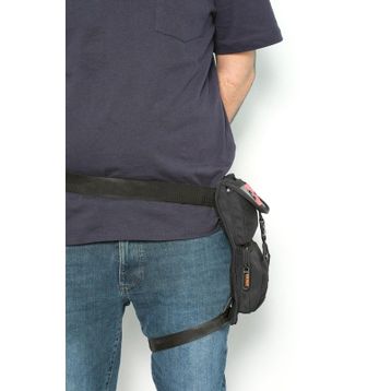 Ççs 31281 Siyah Su Geçirmez Bel Bacak Çantası