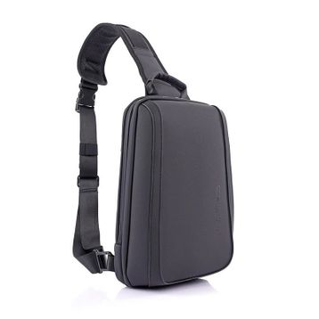 Ççs 51466 Siyah Erkek Body Bag Su Geçirmez Sırt ve Göğüs Çantası