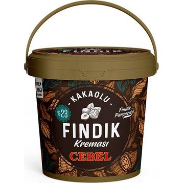 Cebel Fındık Parçacıklı Kakaolu Fındık Kreması Kova 900 gr