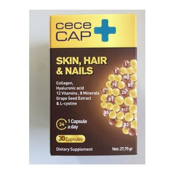 Cececap Skin Hair Nails 30 Kapsül
