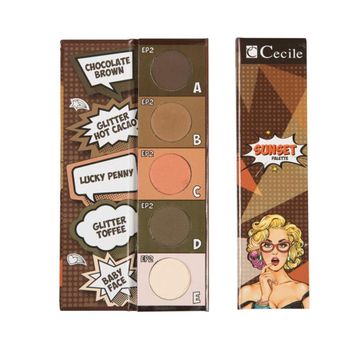 Cecile 02 Eyeshadow Palette Yeşil Seri