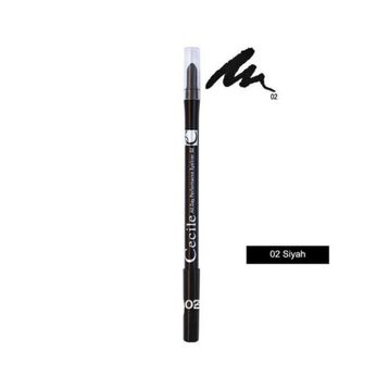 Cecile No:02 Siyah All Day Performance Eyeliner