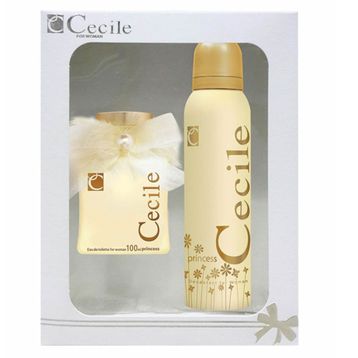Cecile Princess EDT 100 Ml ve Deodorant 150 Ml Bayan Parfüm Seti