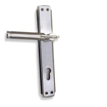 Çelebi Aynalı Nikel Saten Çelik Kapı Kolu