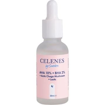 Celenes Arctic Chaga Musroom + AHA + BHA + Lactic 30 ml Cilt Bakım Serumu