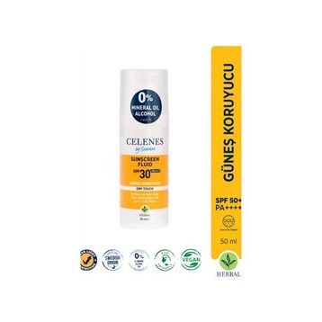 Celenes By Sweden Herbal Dry Touch SPF30 50 ml Mat Bitişli Güneş Kremi