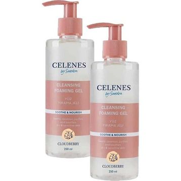 Celenes Cloudberry Hassas Ciltler 2x250 ml Yüz Yıkama Jeli