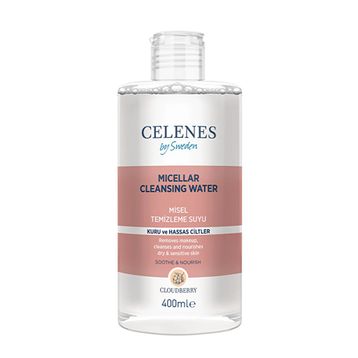 Celenes Cloudberry Misel Kuru Hassas Ciltler 400 ml Temizleme Suyu