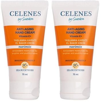 Celenes Sea Buckthorn Yaşlanma Karşıtı 2x75 ML El Kremi