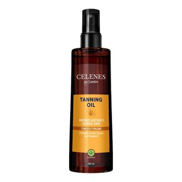 Celenes SPF15 200 ml Bronzlaştırıcı Güneş Yağı