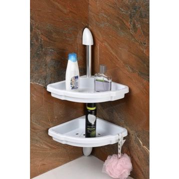 Çelik Ayna CLK135 2'li Lüx Banyo Köşelik