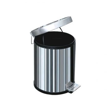 Çelik Ayna CLK727 Krom Çöp Kovası