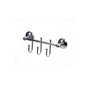 Çelik Banyo Çıkmalı Üçlü Askılık