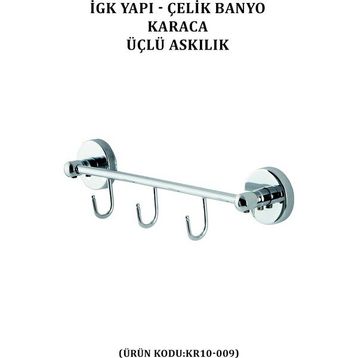 Çelik Banyo Karaca KR1K0.009 Üçlü Askılık
