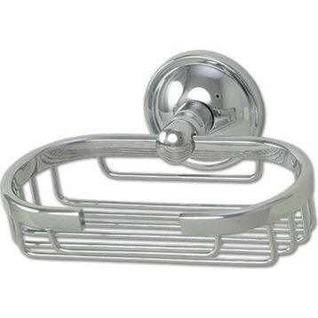 Çelik Banyo Rozetli Tel Sabunluk
