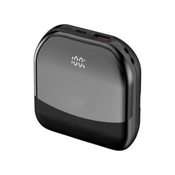 Çelikwork Fp-15 10.000 mAh 22.5W Hızlı Şarj Usb-C Giriş LCD Gösterge Siyah Powerbank