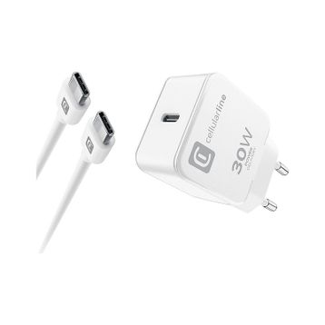 Cellular Line 30W Adaptör Şarj Kiti + C2C Kablo