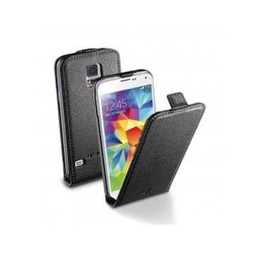Cellular Line Siyah FLAPESSENGALS5BK Samsung Galaxy S5 Flap Essential Deri Kılıf