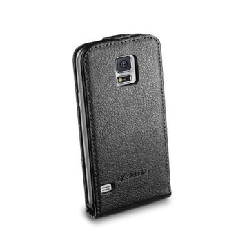 Cellular Line Siyah FLAPESSENGALS5BK Samsung Galaxy S5 Flap Essential Deri Kılıf