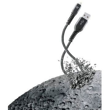 Cellular Line Tetra Force 2 m Siyah Lightning Kablo
