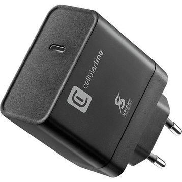 Cellular Line Usb 65W Type-C Siyah Şarj Adaptörü