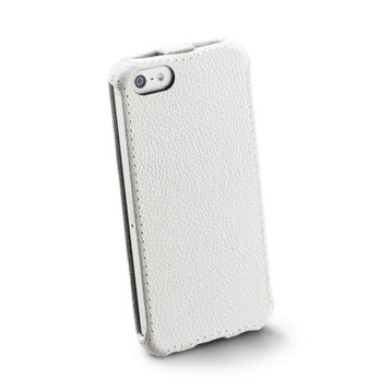 Cellular LineApple iPhone SE-5S-5 Flap Mıknatıssız Beyaz Kılıf