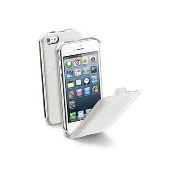 Cellular LineApple iPhone SE-5S-5 Flap Mıknatıssız Beyaz Kılıf