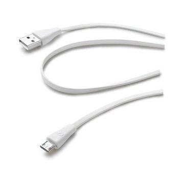 Cellularline Beyaz Micro USB Data Kablosu