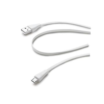 Cellularline Beyaz Micro USB Data Kablosu