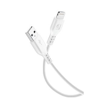 Cellularline Lightning 0.6 m Beyaz Data Kablosu